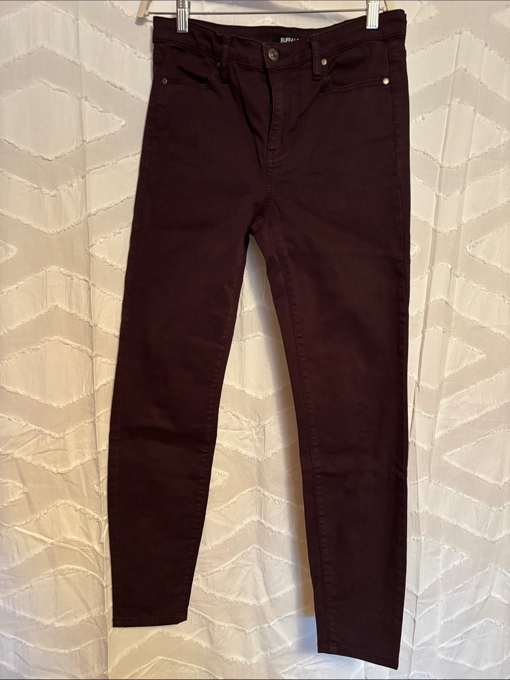 Buffalo David Bitton Deep Wine Skinny Jeans